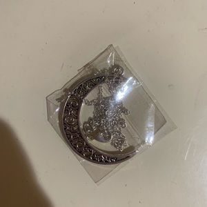 Crescent moon necklace